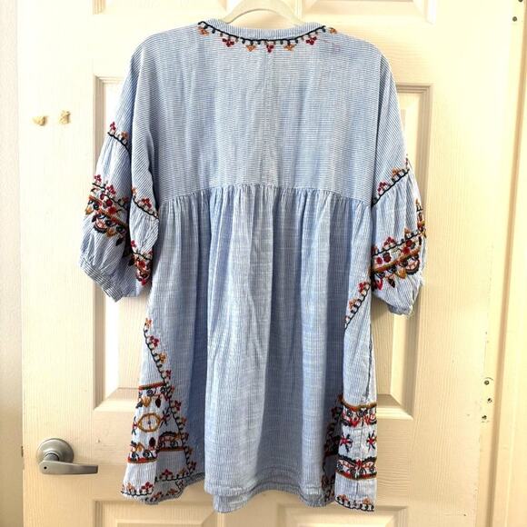 Zara Trafaluc Collection Embroidered Dress Size Small - Picture 4 of 7